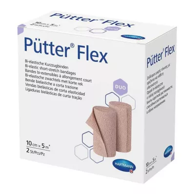 PÜTTER Bande Flex Duo 10 cmx5 m, 2 pces