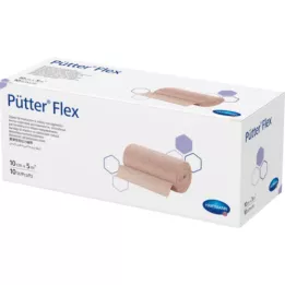 PÜTTER Bande Flex 10 cmx5 m, 10 pces