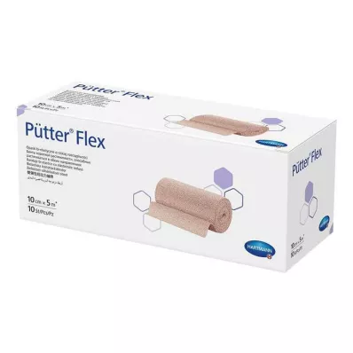 PÜTTER Bande Flex 10 cmx5 m, 10 pces