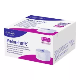 PEHA-HAFT Bande de fixation sans latex 2,5 cmx4 m, 8 pces