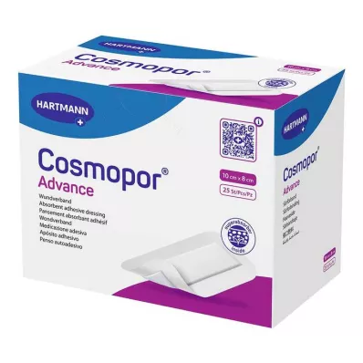 COSMOPOR Pansement Advance 8x10 cm, 25 pièces