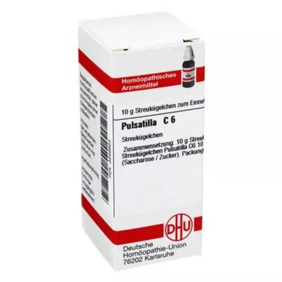 PULSATILLA C 6 globules, 10 g PULSATILLA C 6 globules, 10 g
