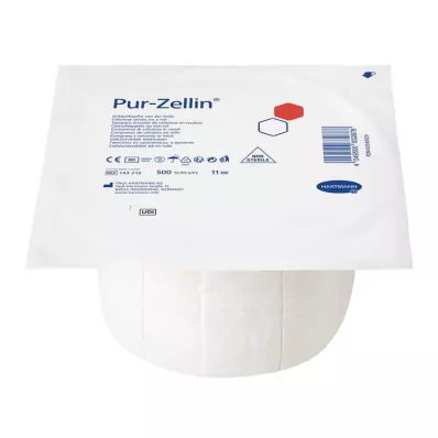 PUR-ZELLIN Rouleau de 4x5 cm non stérile de 500 pièces, 1 pc
