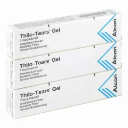 THILO TEARS Gel pour les yeux, 3X10 g
