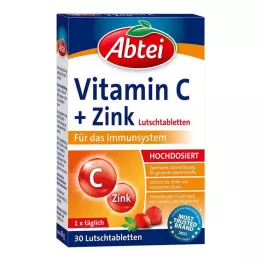 ABTEI Pastilles à la vitamine C plus zinc, 30 pcs