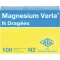 MAGNESIUM VERLA N dragées, 100 pcs