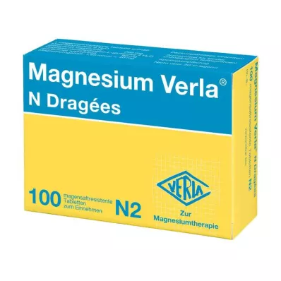 MAGNESIUM VERLA N dragées, 100 pcs MAGNESIUM VERLA N dragées, 100 pcs
