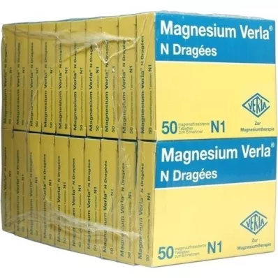 MAGNESIUM VERLA N Dragées, 20X50 pcs