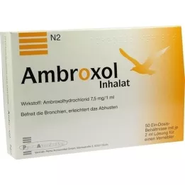 AMBROXOL Solution dinhalation pour nébuliseur, 50X2 ml