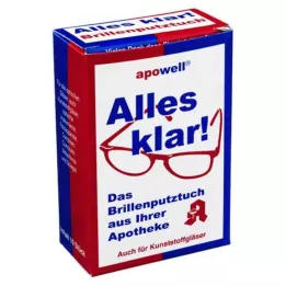 BRILLENPUTZTÜCHER Tout est clair, 10 pcs