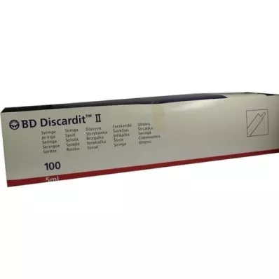 BD DISCARDIT II Seringue de 5 ml, 100X5 ml