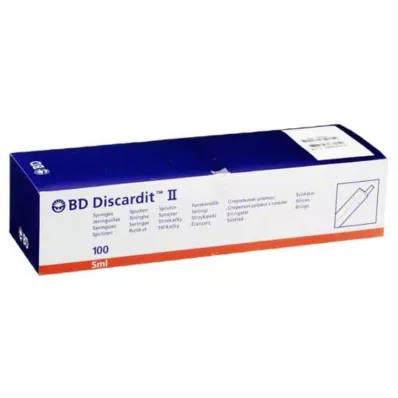BD DISCARDIT II Seringue de 5 ml, 100X5 ml