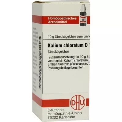 KALIUM CHLORATUM Globules D 12, 10 g