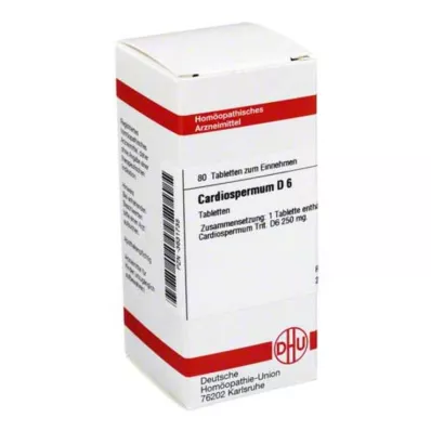 DHU Cardiospermum D 6 comprimés, 80 pc