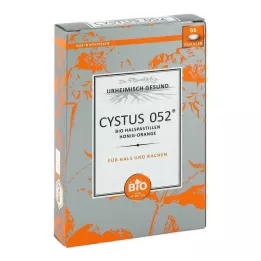 CYSTUS 052 Pastilles pour la gorge bio miel orange, 66 pcs