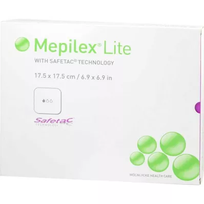 MEPILEX Pansement mousse Lite 17,5x17,5 cm stérile, 5 pces