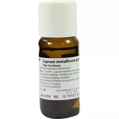 CUPRUM METALLICUM Lingette huileuse praep.0,4%, 40 g