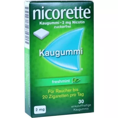 NICORETTE 2 mg gomme à mâcher freshmint, 30 pces
