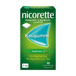 NICORETTE 2 mg gomme à mâcher freshmint, 30 pces