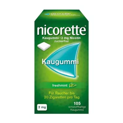 NICORETTE 2 mg gomme à mâcher freshmint, 105 pces