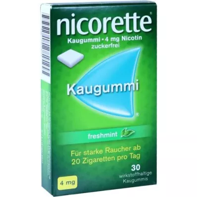 NICORETTE Gomme à mâcher 4 mg freshmint, 30 pces