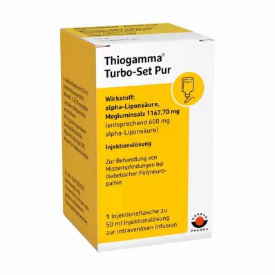 THIOGAMMA Flacons à injection Turbo Set Pur, 50 ml THIOGAMMA Flacons à injection Turbo Set Pur, 50 ml