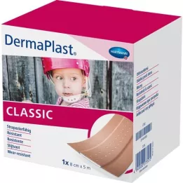 DERMAPLAST CLASSIC Pansement adhésif 8 cmx5 m, 1 pc