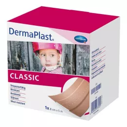 DERMAPLAST CLASSIC Pansement adhésif 8 cmx5 m, 1 pc