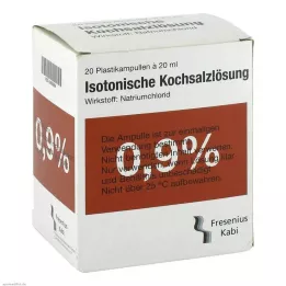 KOCHSALZLÖSUNG Ampoule plastique 0,9% Fresenius, 20X20 ml