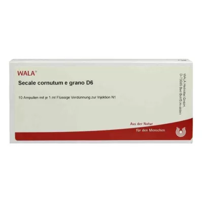 Ampoules Secale Cornutum E Grano D6 (10x1 ml)