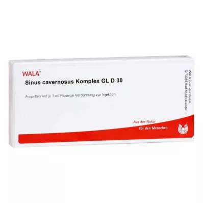 SINUS CAVERNOSUS Complexe GL D 30 ampoules, 10X1 ml