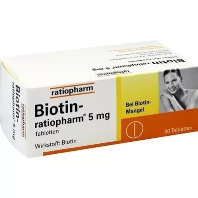 BIOTIN-RATIOPHARM 5 mg Comprimés, 90 pièces