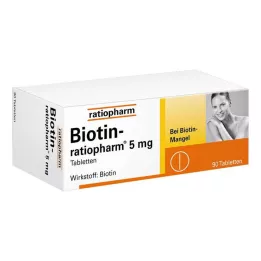 BIOTIN-RATIOPHARM 5 mg Comprimés, 90 pièces