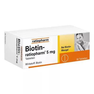 BIOTIN-RATIOPHARM 5 mg Comprimés, 90 pièces
