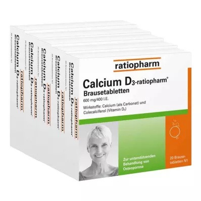 CALCIUM D3-ratiopharm comprimés effervescents, 100 pc