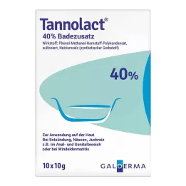 TANNOLACT Additif pour le bain, 10X10 g
