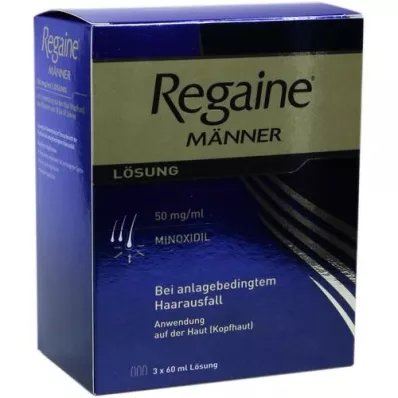 REGAINE Solution pour hommes, 3X60 ml