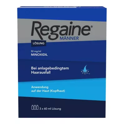 REGAINE Solution pour hommes, 3X60 ml REGAINE Solution pour hommes, 3X60 ml