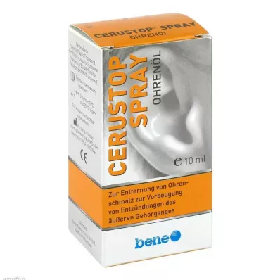 CERUSTOP Spray huile pour les oreilles, 10 ml