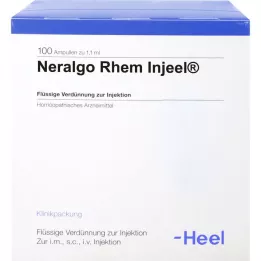 NERALGO Ampoules de Rhem Injeel, 100 unités