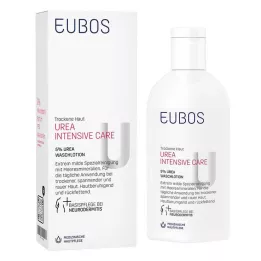 EUBOS TROCKENE Lotion lavante à lurée 5%, 200 ml