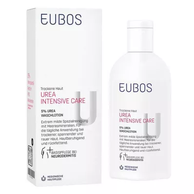 EUBOS TROCKENE Lotion lavante à lurée 5%, 200 ml