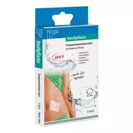 DUSCHPFLASTER Pansement transparent 10x12 cm stérile, 5 pces