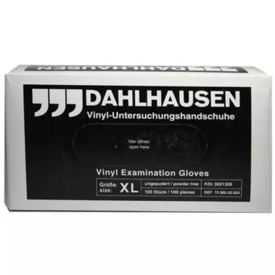 VINYL Gants non poudrés taille XL, 100 pces