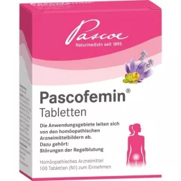 PASCOFEMIN Comprimés, 100 pcs