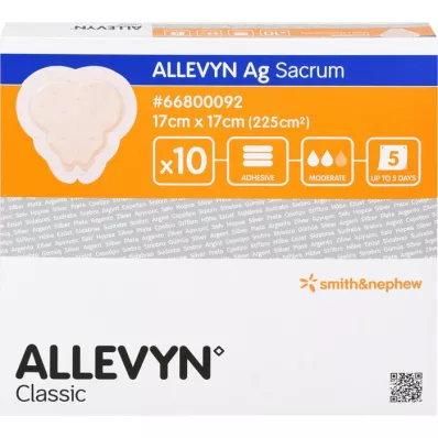 ALLEVYN Pansement Ag Sacrum 17x17 cm, 10 pces