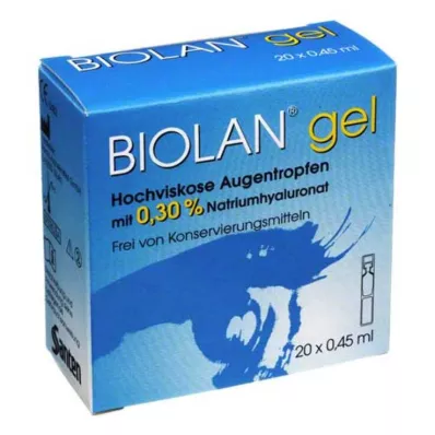 BIOLAN Gouttes oculaires en gel, 20X0.45 ml BIOLAN Gouttes oculaires en gel, 20X0.45 ml