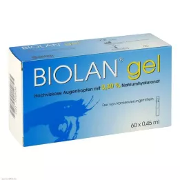 BIOLAN Gouttes oculaires en gel, 60X0.45 ml
