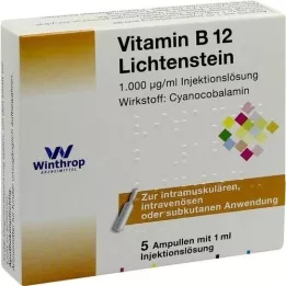 VITAMIN B12 1.000 μg Lichtenstein ampoules, 5X1 ml
