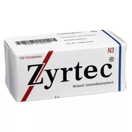ZYRTEC Comprimés pelliculés, 100 pc